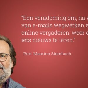 Corona post #5: Leren van Steinbuch