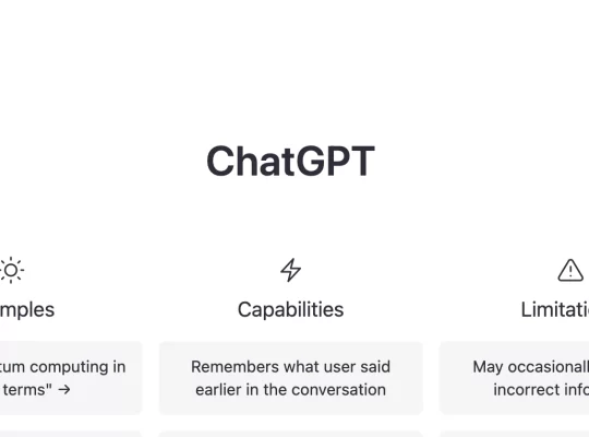 chatGPT van openAI