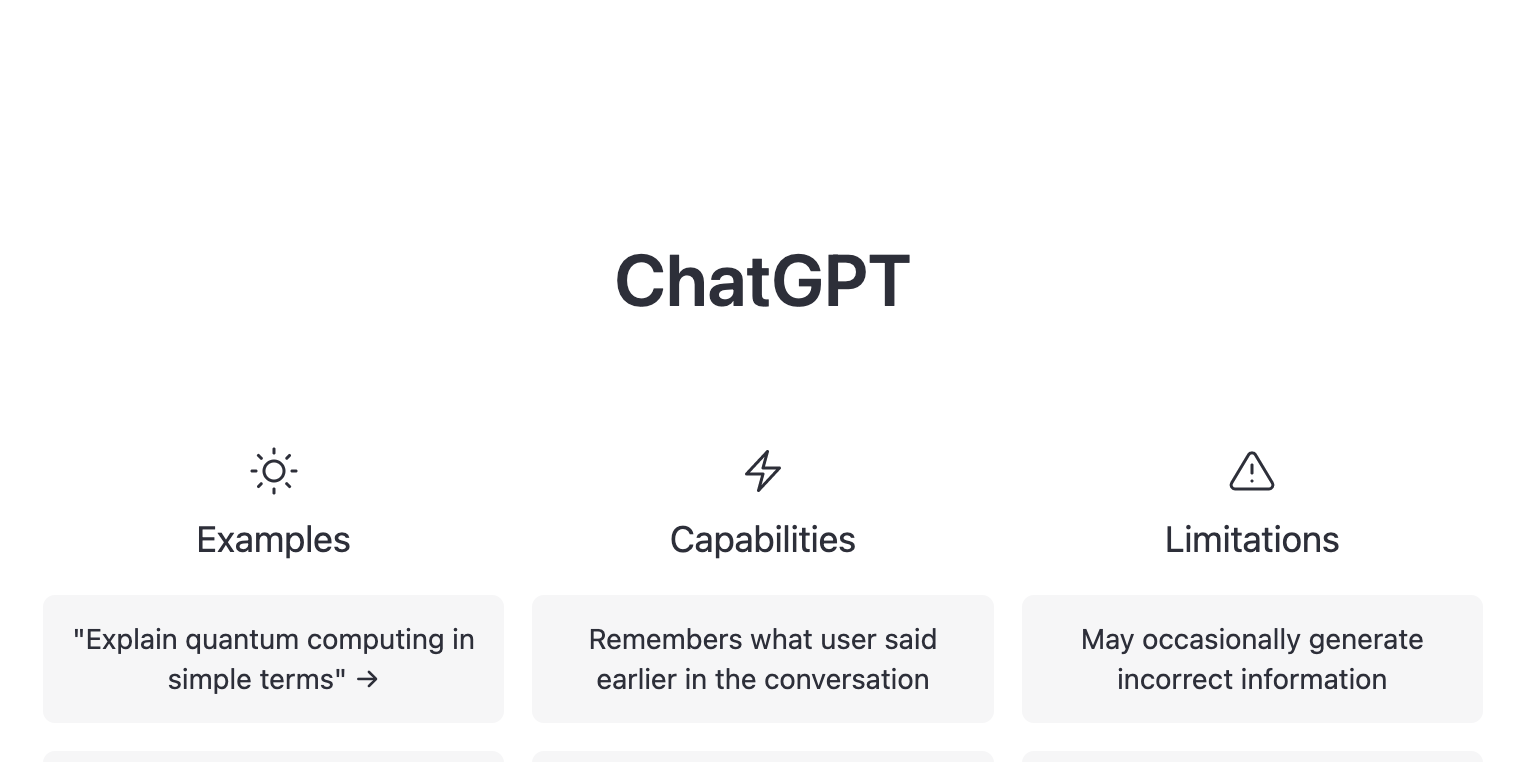 Huh… chatGPT?
